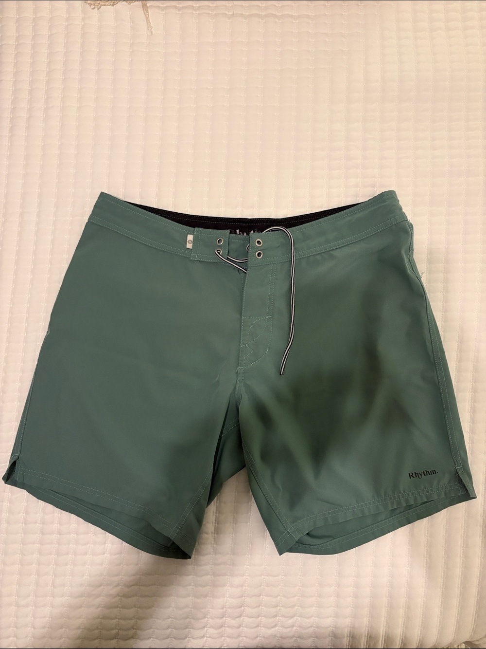 Rhythm. Men's Teal Green Swim Board Shorts